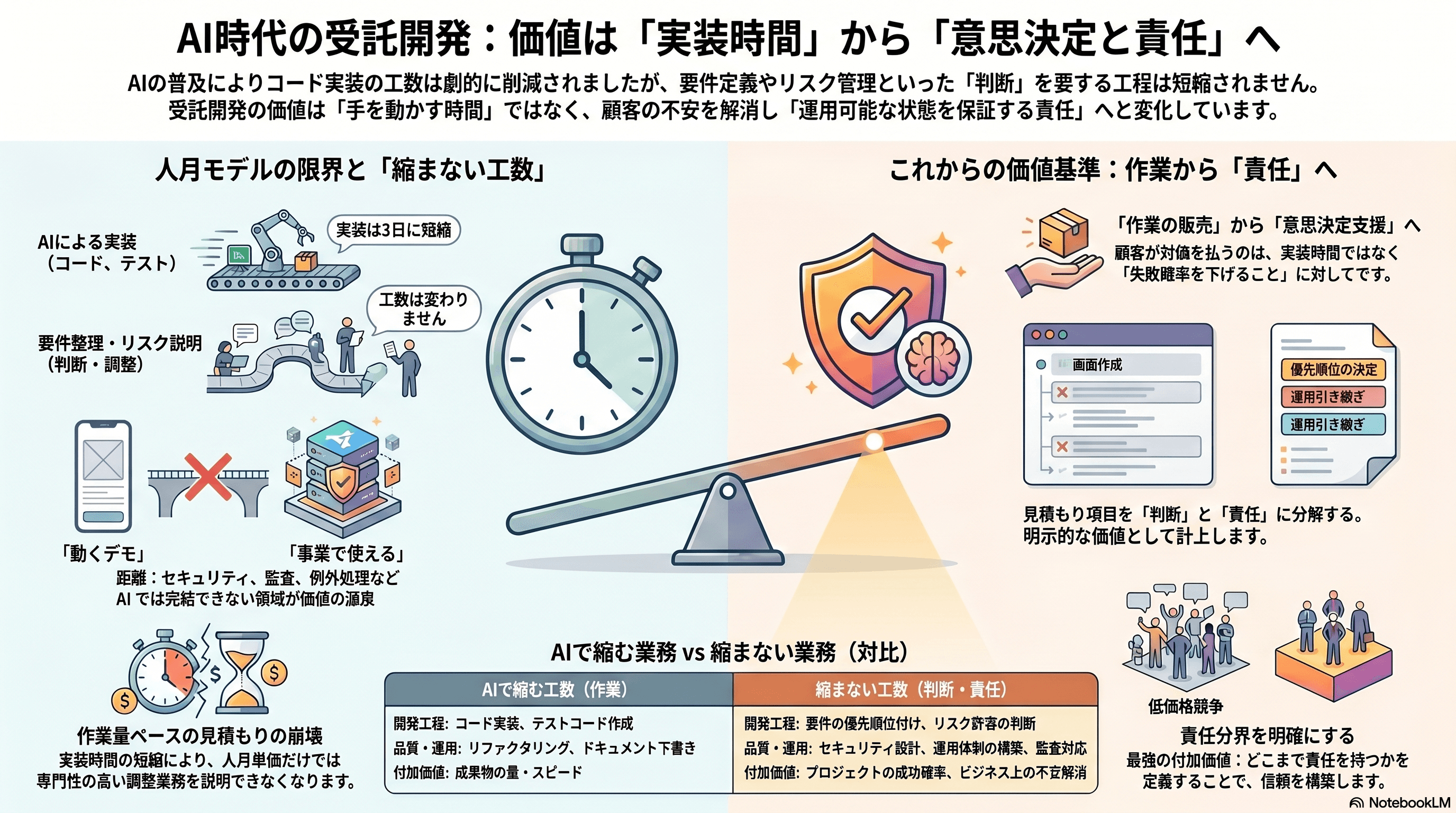 AI時代の受託開発は「人月」ではなく「意思決定の代行」に値段がつく