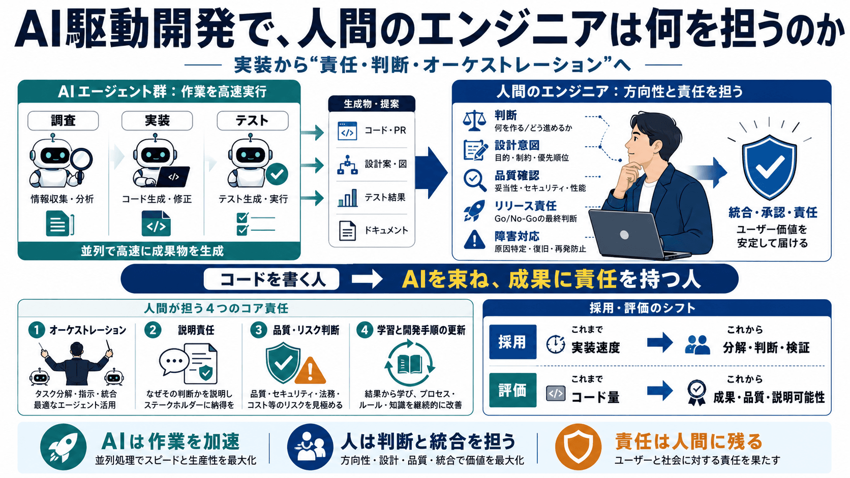 AI駆動開発で、人間のエンジニアは何を担うのか